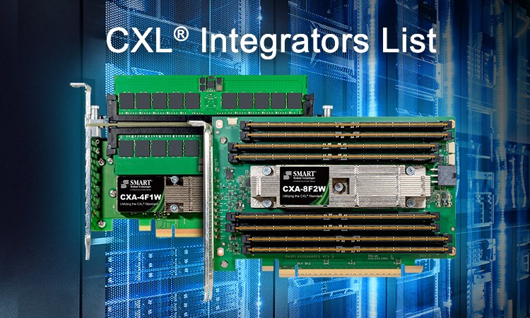 Erweiterungskarten von SMART Modular jetzt auf der Integrators List von CXL Consortium 